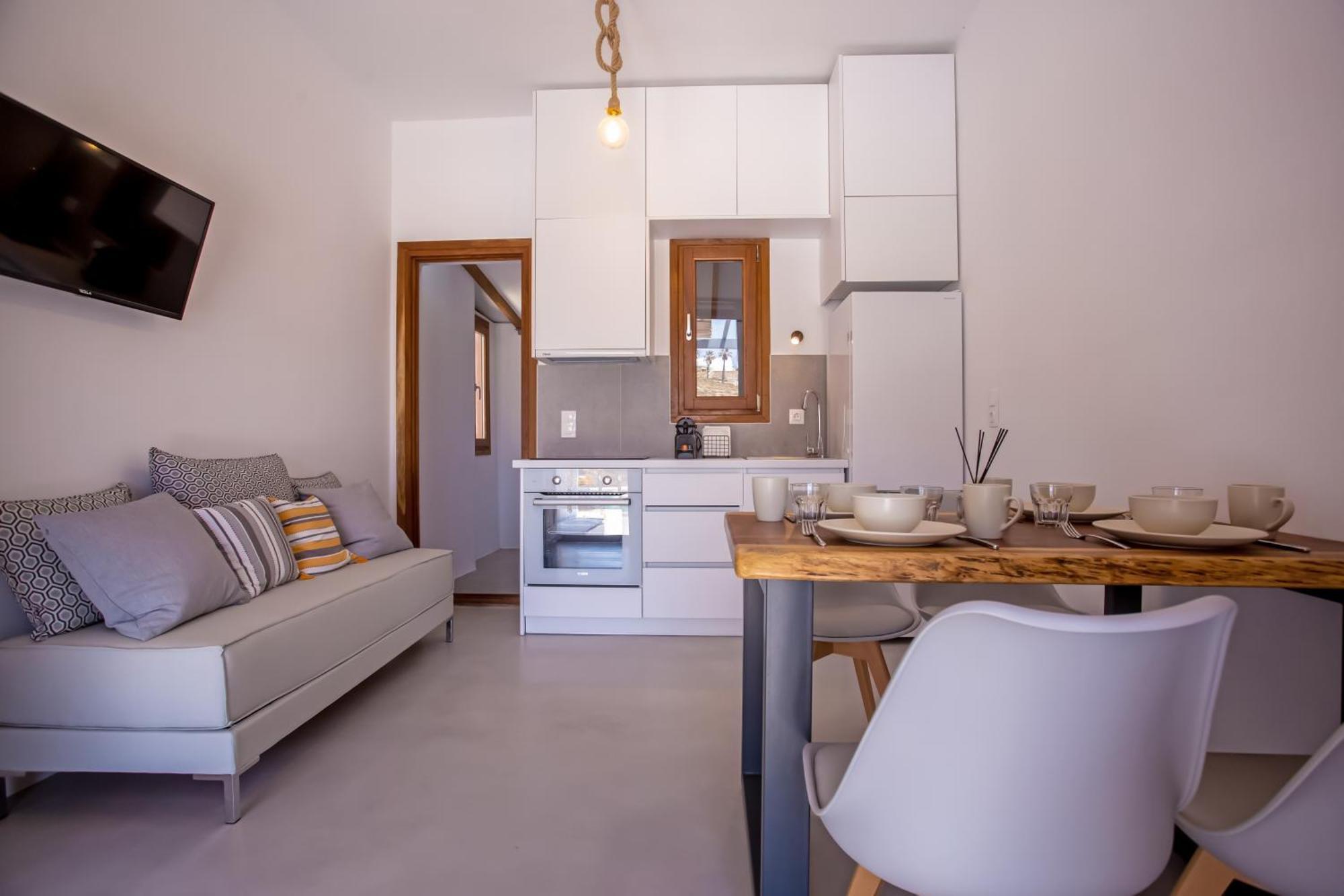 Terra White Seaview Pool Apartments & Suites Mykonos Town ภายนอก รูปภาพ