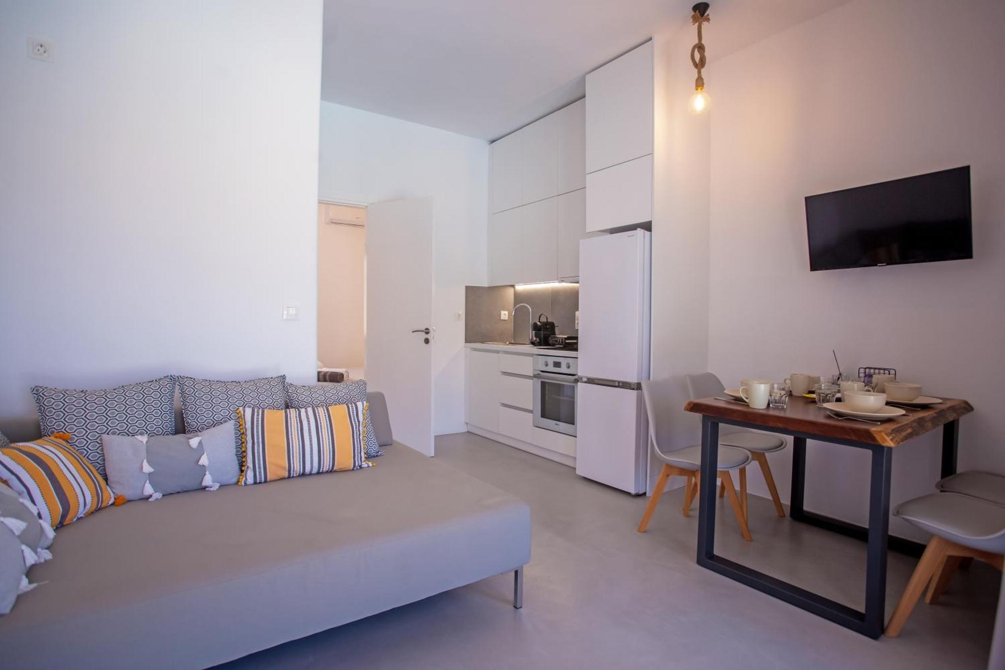 Terra White Seaview Pool Apartments & Suites Mykonos Town ภายนอก รูปภาพ